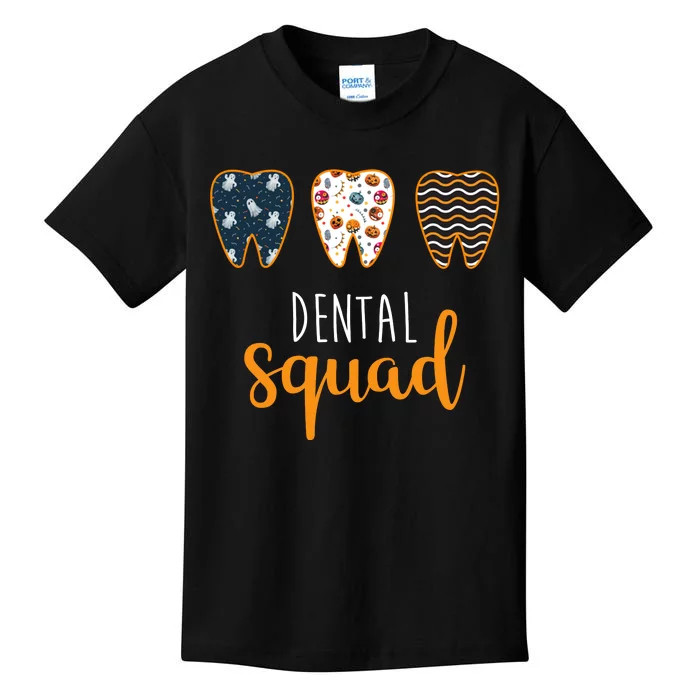 Dental Halloween Squad Kids T-Shirt