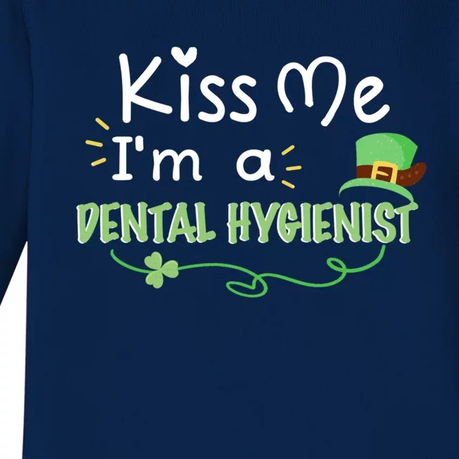 Dental Hygienist St Patricks Day Me Gift Hygienist Gift Baby Long Sleeve Bodysuit