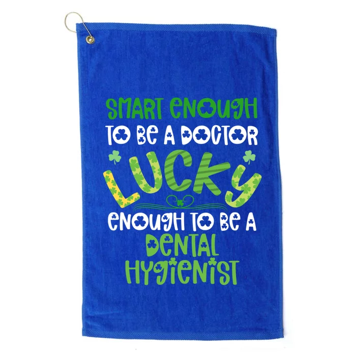 Dental Hygienist St Patricks Day Gift Dental Assistant Gift Platinum Collection Golf Towel