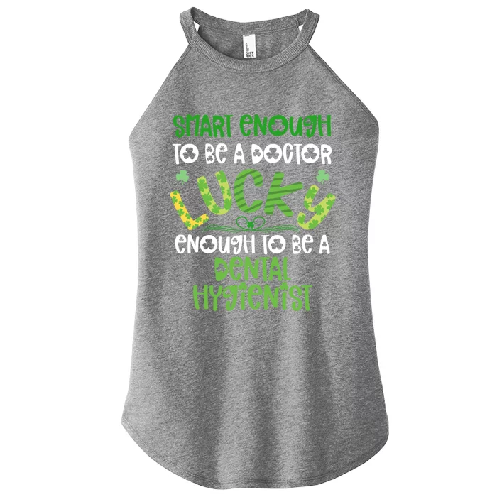 Dental Hygienist St Patricks Day Gift Dental Assistant Gift Women’s Perfect Tri Rocker Tank