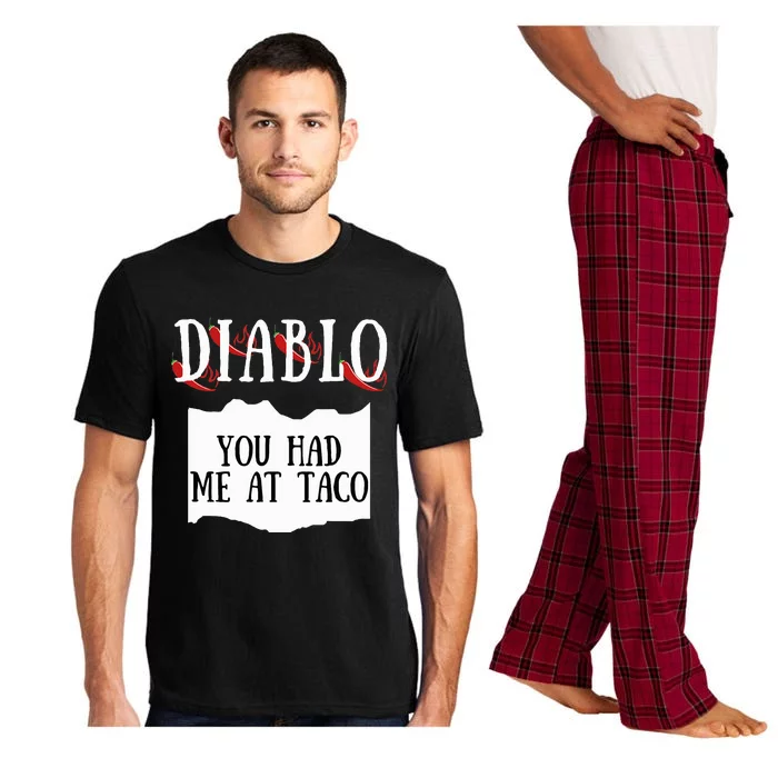 Diablo Hot Sauce Packet Group Costume Pajama Set