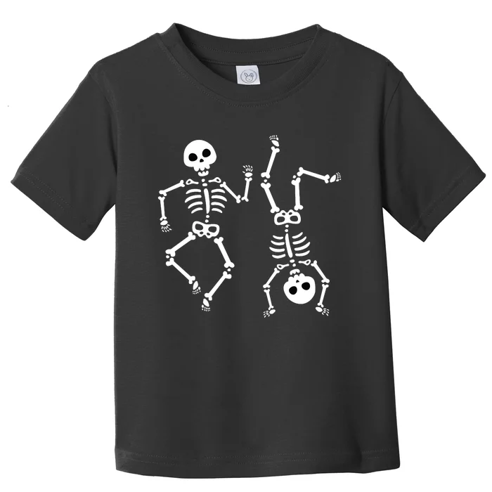 Dance Halloween Skeleton Dancing Gift Toddler T-Shirt