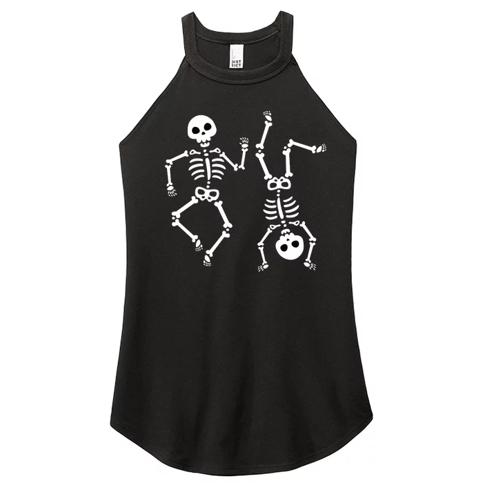 Dance Halloween Skeleton Dancing Gift Women’s Perfect Tri Rocker Tank