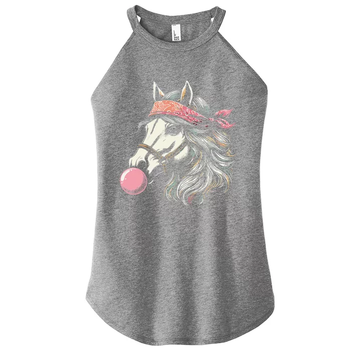 Derby Horse Silks And Hats Jockey Horse Racing Women’s Perfect Tri Rocker Tank