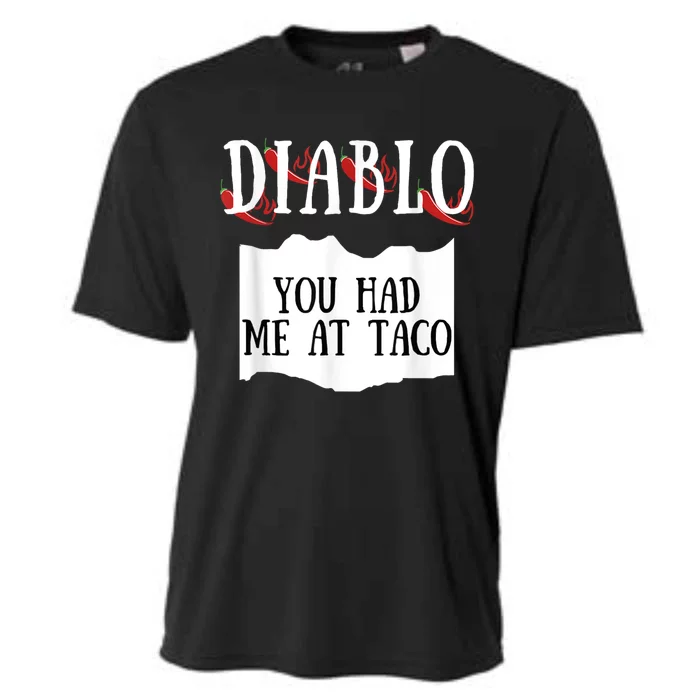 Diablo Hot Sauce Packet Group Costume Cooling Performance Crew T-Shirt