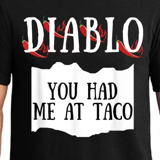 Diablo Hot Sauce Packet Group Costume Pajama Set