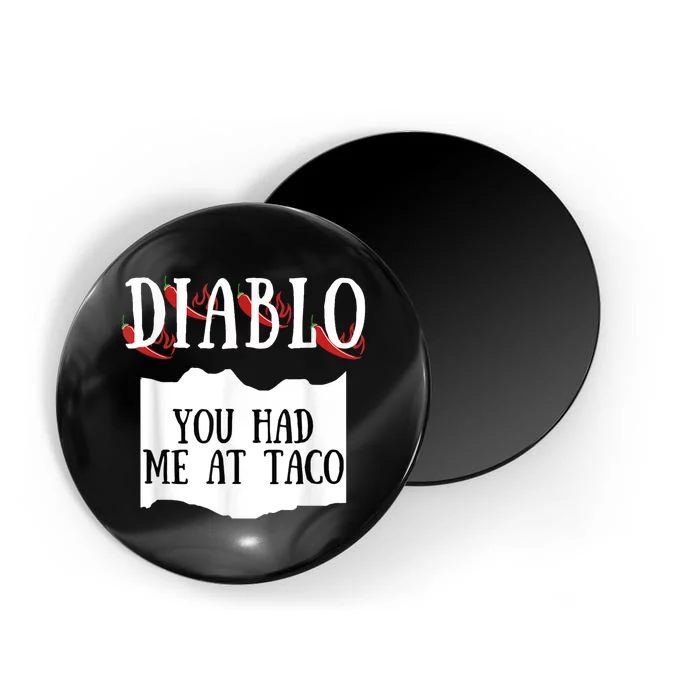 Diablo Hot Sauce Packet Group Costume Magnet