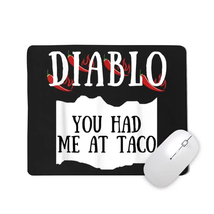 Diablo Hot Sauce Packet Group Costume Mousepad