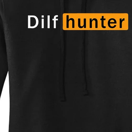 Dilf Hunter Single Mom Adult Joke Women's Pullover Hoodie