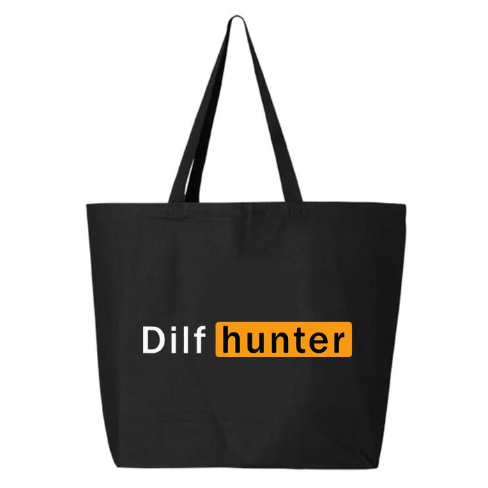 Dilf Hunter Single Mom Adult Joke 25L Jumbo Tote