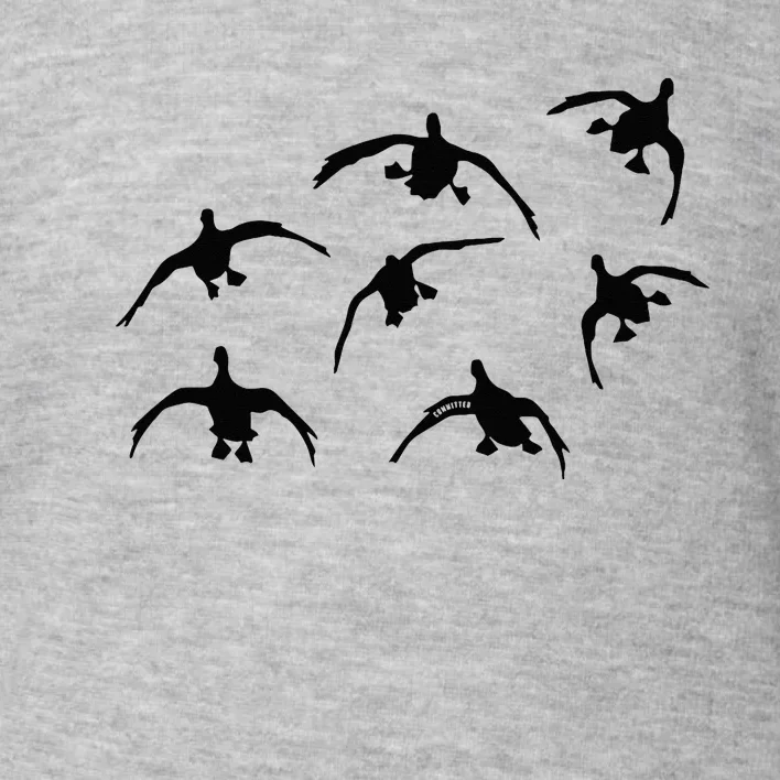 Duck Hunting Seven Drakes By Committed Waterfowl Toddler Sweatshirt