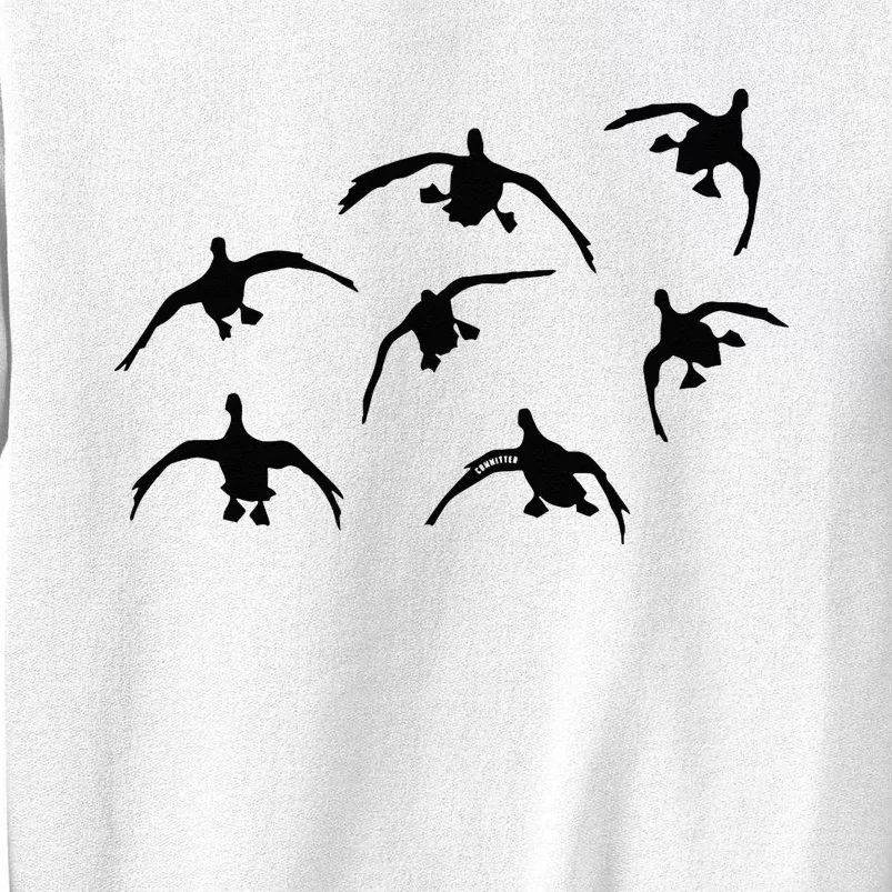 Duck Hunting Seven Drakes By Committed Waterfowl Sweatshirt