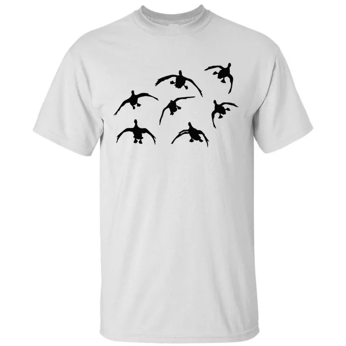 Duck Hunting Seven Drakes By Committed Waterfowl Tall T-Shirt