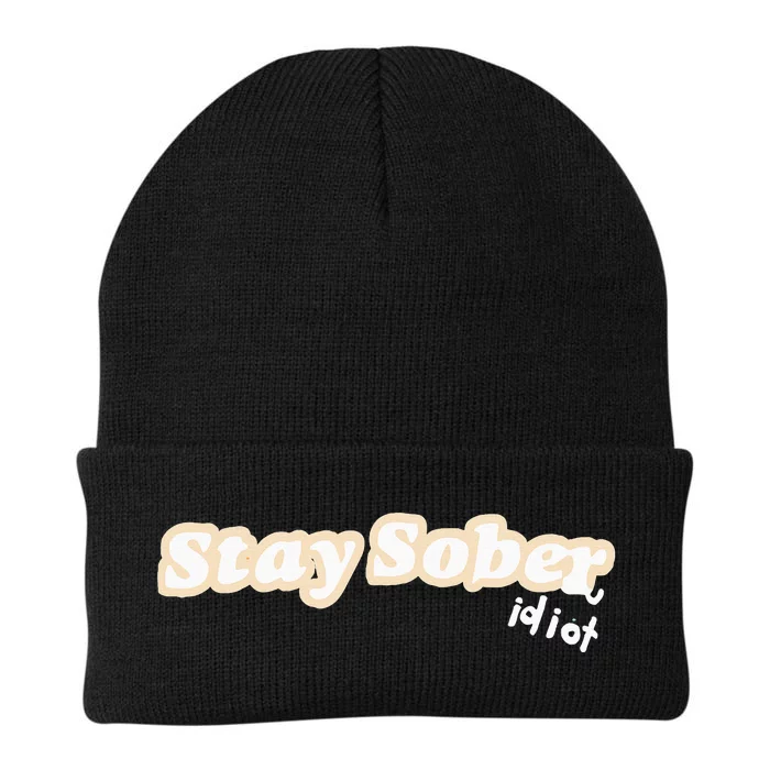 D’Aydrian Harding Stay Sober You Idiot Knit Cap Winter Beanie