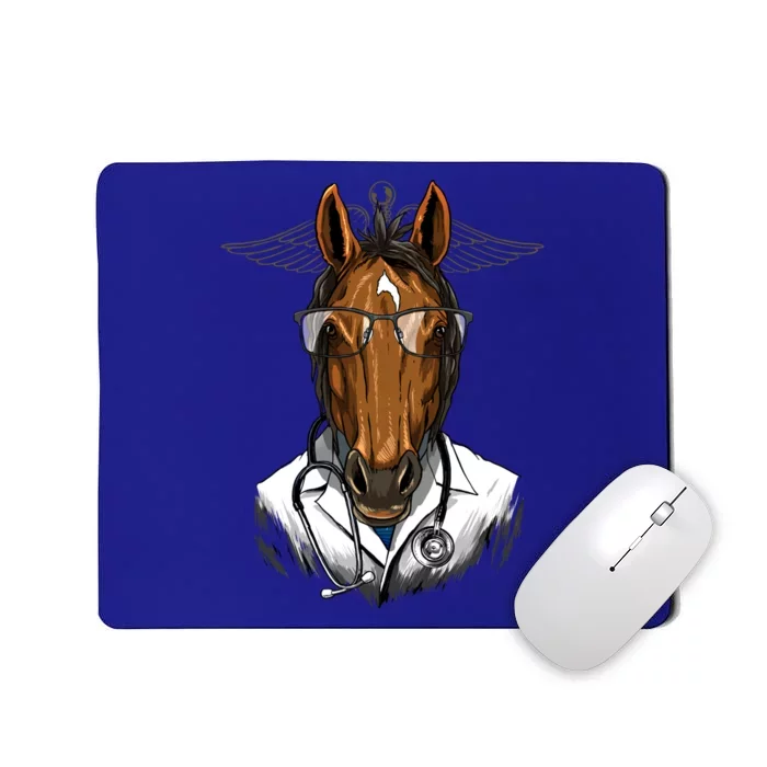 Doctor Horse Surgeon Physician Dr Md Cow Horse Lover Gift Mousepad