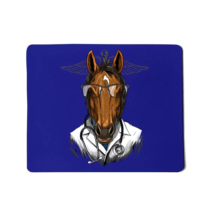 Doctor Horse Surgeon Physician Dr Md Cow Horse Lover Gift Mousepad