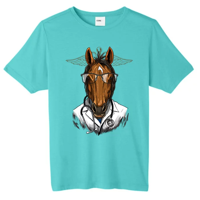 Doctor Horse Surgeon Physician Dr Md Cow Horse Lover Gift ChromaSoft Performance T-Shirt