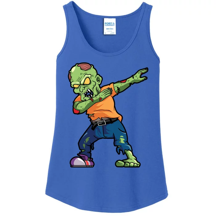 Dabbing Halloween Skeleton Zombie Scary Pumpkin Mummy Meaningful Gift Ladies Essential Tank