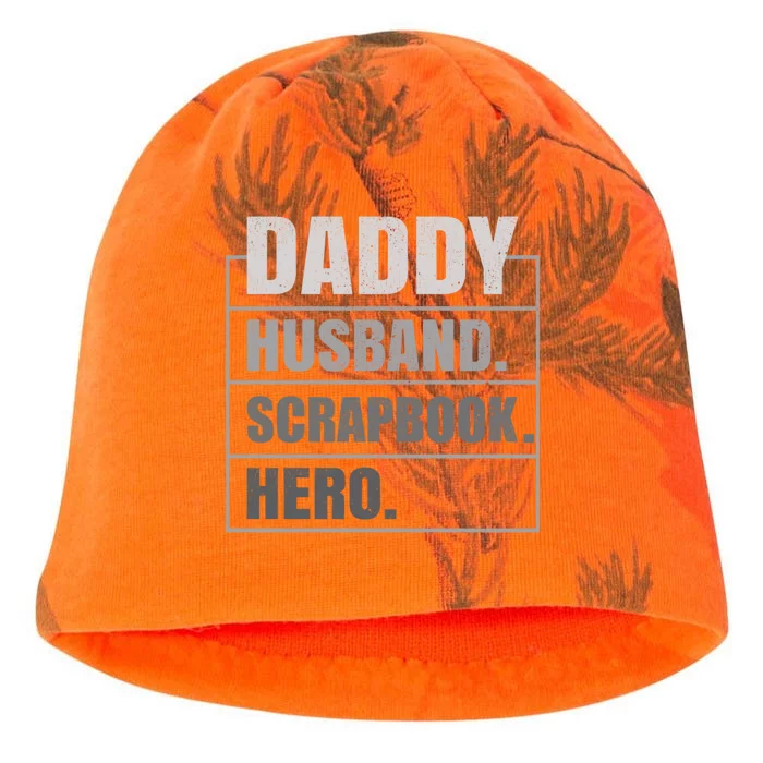 Daddy Husband Scrapbook Hero Funny Scrapbook Father's Day Gift Kati - Camo Knit Beanie