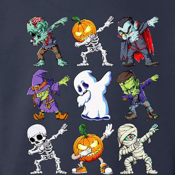 Dabbing Halloween Skeleton Zombie Scary Pumpkin Mummy Toddler Hoodie