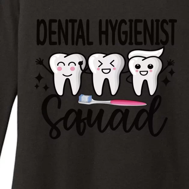 Dental Hygienist Squad Dental Hygiene Crew Cute Gift Womens CVC Long Sleeve Shirt