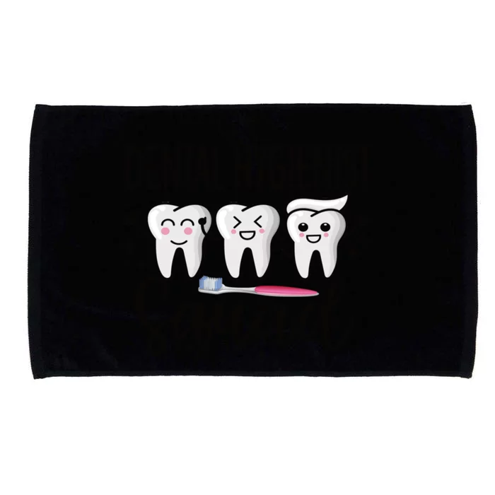 Dental Hygienist Squad Dental Hygiene Crew Cute Gift Microfiber Hand Towel