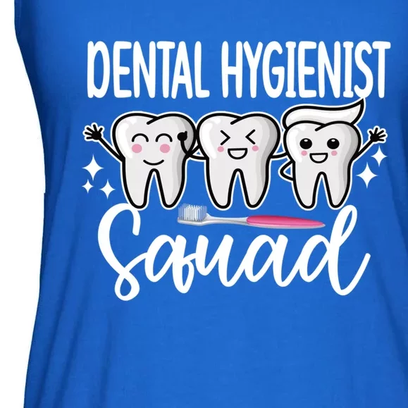 Dental Hygienist Squad Dental Hygiene Crew Cool Gift Ladies Essential Flowy Tank