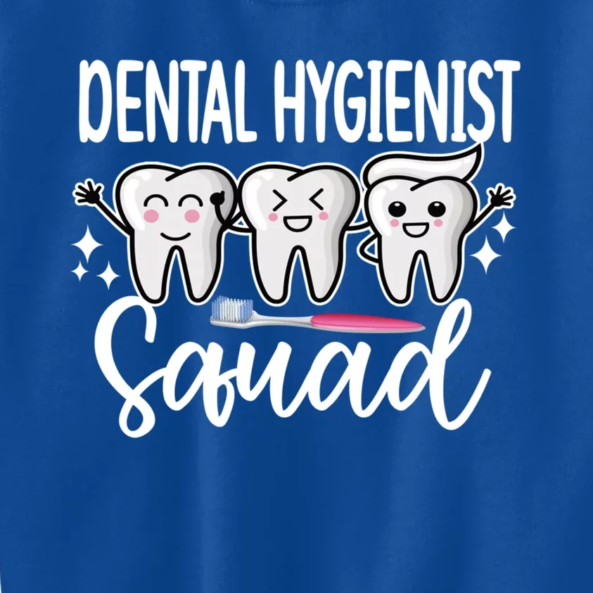 Dental Hygienist Squad Dental Hygiene Crew Cool Gift Kids Sweatshirt