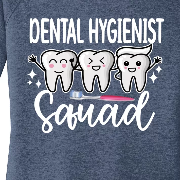 Dental Hygienist Squad Dental Hygiene Crew Cool Gift Women's Perfect Tri Tunic Long Sleeve Shirt