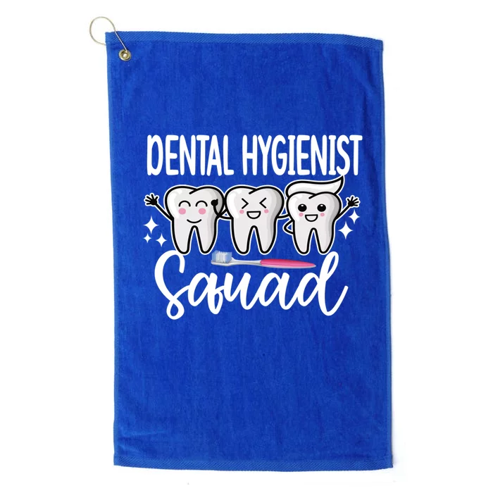 Dental Hygienist Squad Dental Hygiene Crew Cool Gift Platinum Collection Golf Towel