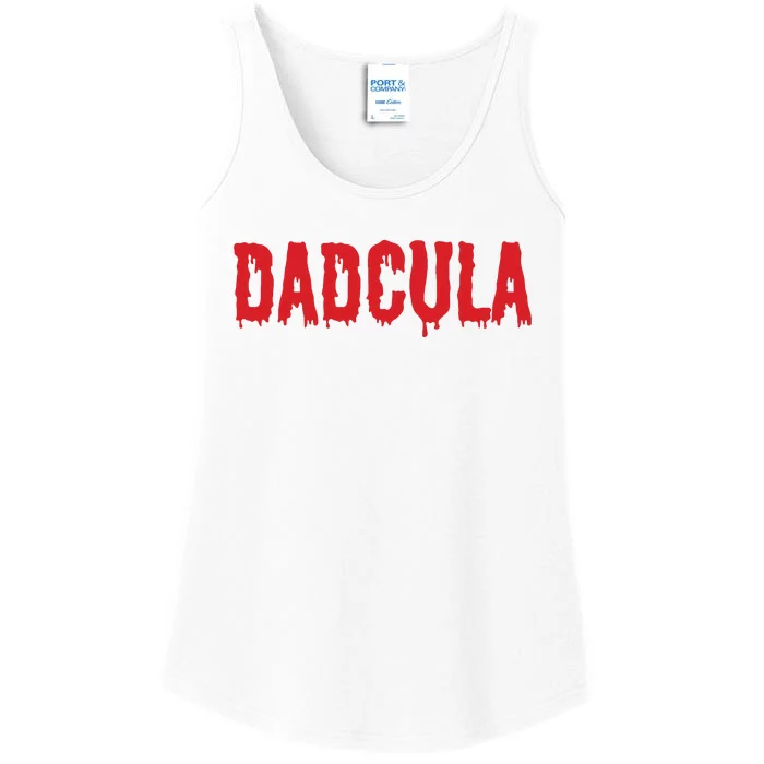 Dadcula Halloween Shirts For Dads Ladies Essential Tank