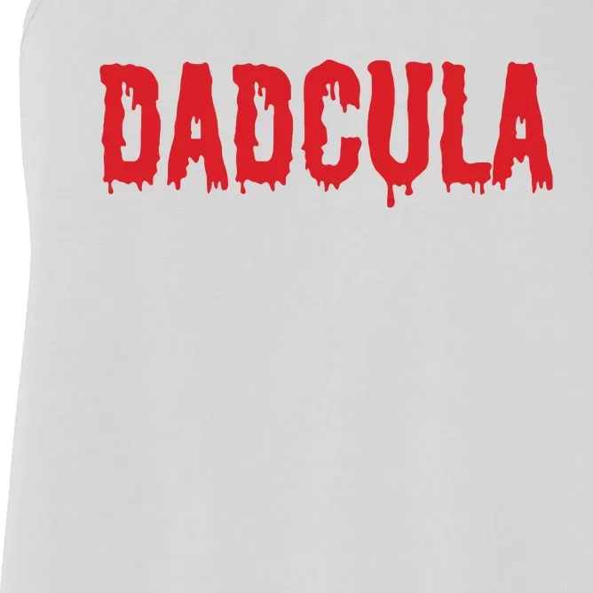 Dadcula Halloween Shirts For Dads Women's Racerback Tank