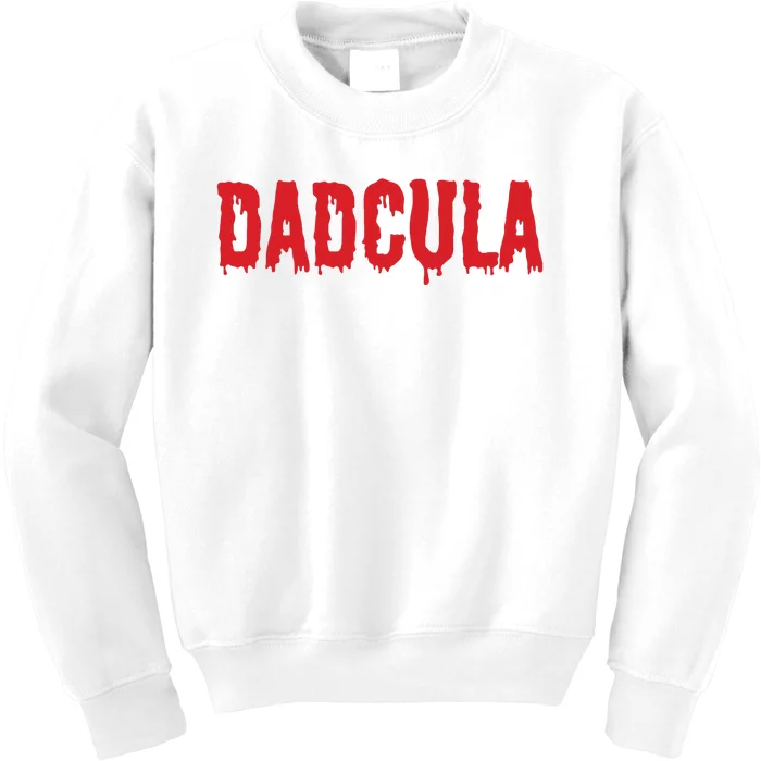 Dadcula Halloween Shirts For Dads Kids Sweatshirt