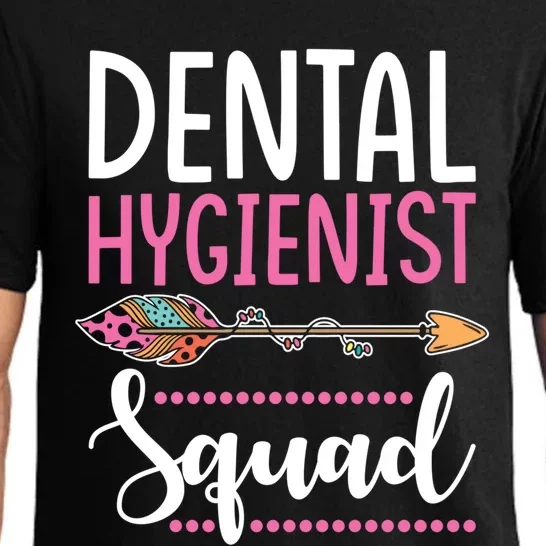 Dental Hygienist Squad Gift Female Team Dental Hygienist Gift Pajama Set