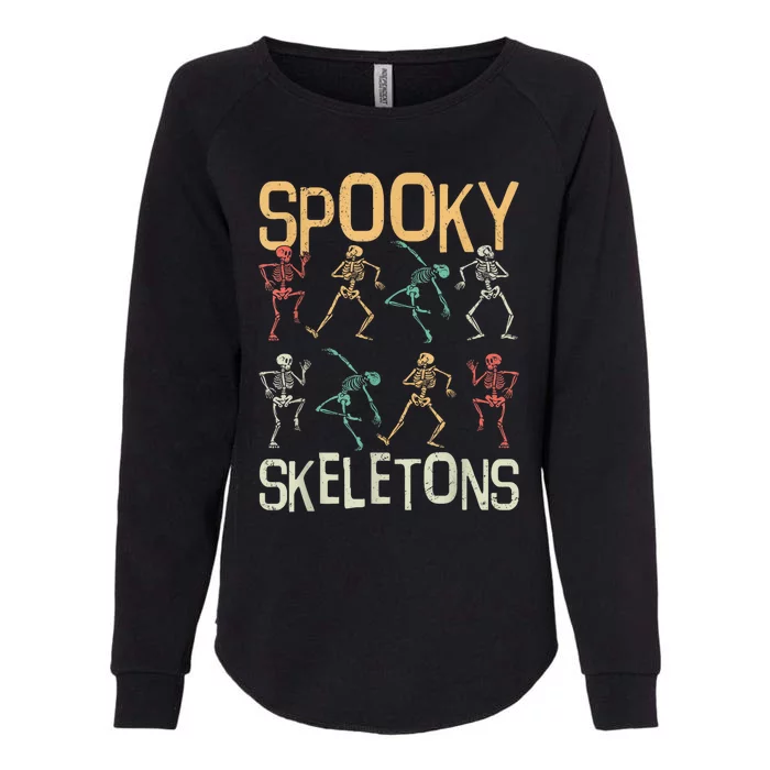 Dabbing Halloween Skeleton Zombie Scary Pumpkin Spooky Dance Womens California Wash Sweatshirt