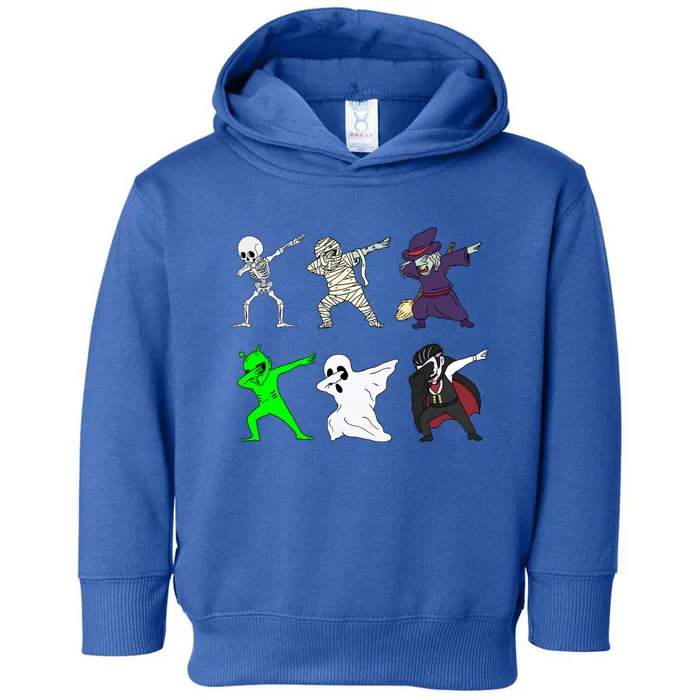 Dabbing Halloween Skeleton Zombie Witch Mummy Vampire Ghost Gift Toddler Hoodie