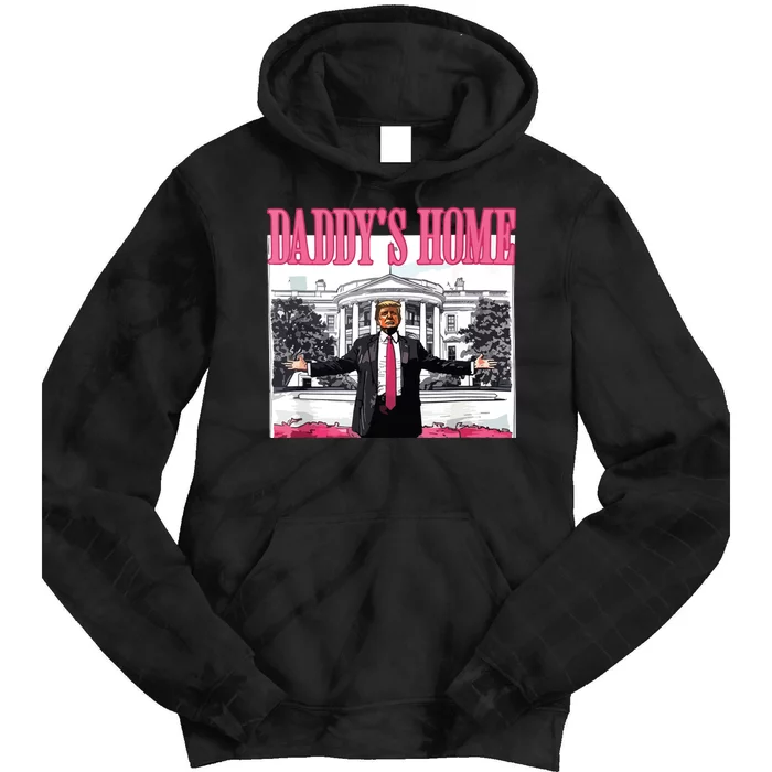 DaddyS Home Trump 2024 Tie Dye Hoodie