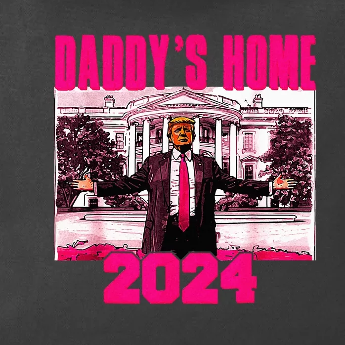 DaddyS Home Trump Pink 2024 Take America Back 2024 Zip Tote Bag