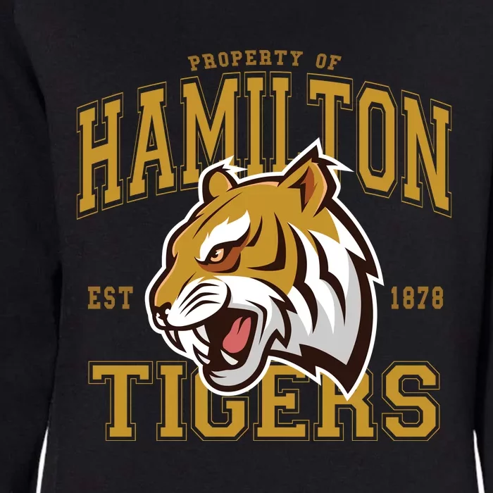 Defunct Hamilton Tigers Womens California Wash Sweatshirt