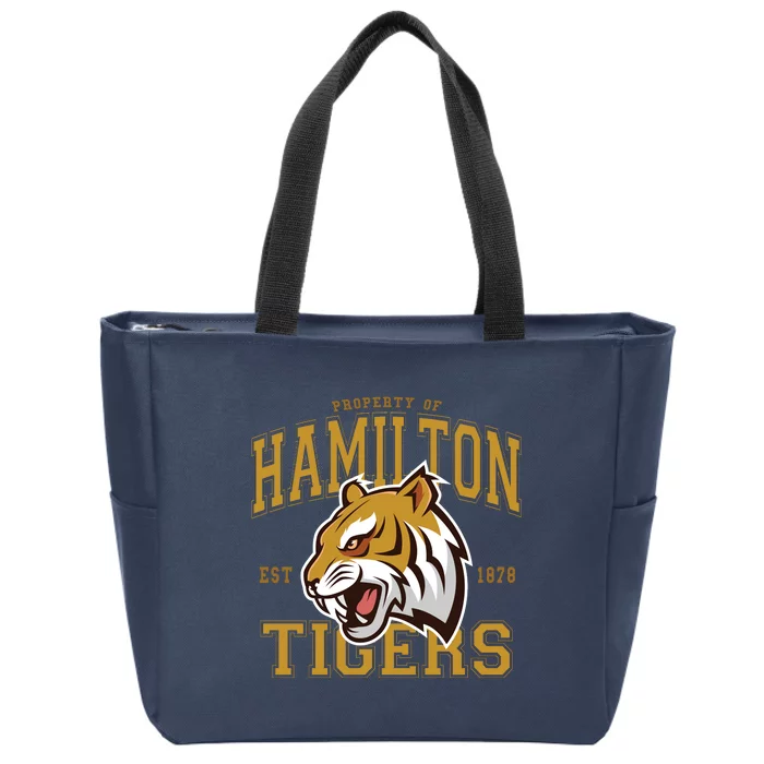 Defunct Hamilton Tigers Zip Tote Bag