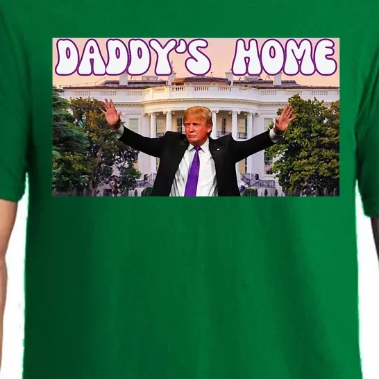 DaddyS Home Trump 2024 Stand With Trump Pajama Set