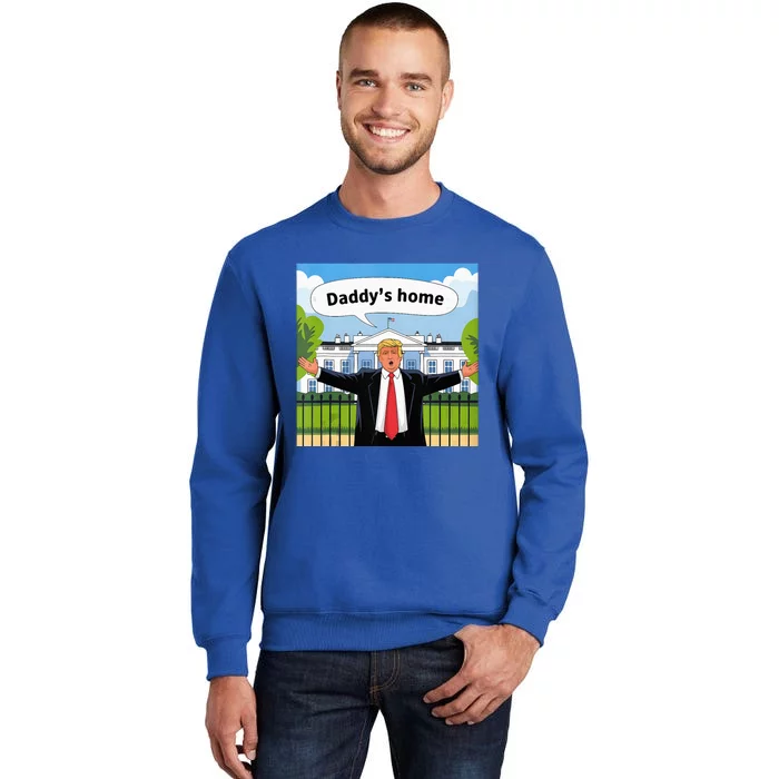 Daddys Home Trump 2024 Take America Back 2024 Tall Sweatshirt