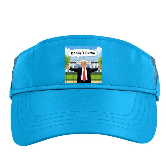 Daddys Home Trump 2024 Take America Back 2024 Adult Drive Performance Visor