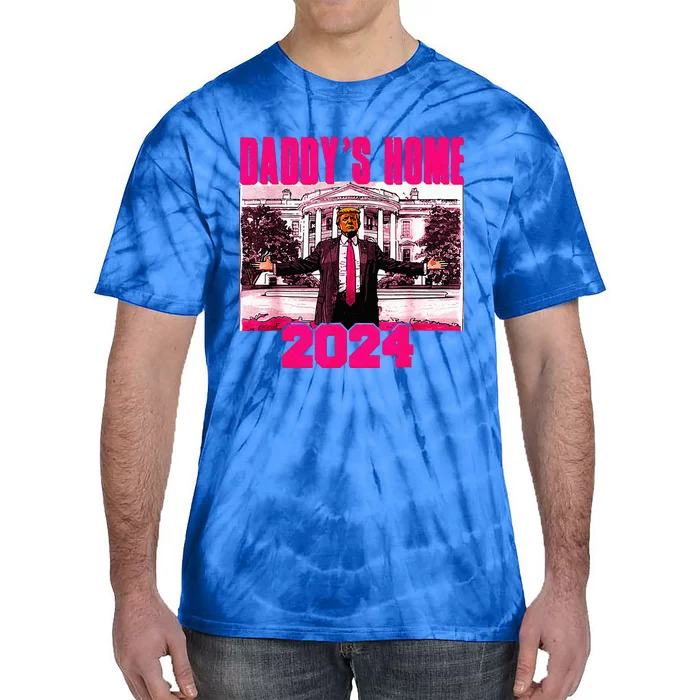 Daddy's Home Trump Pink 2024 Tie-Dye T-Shirt