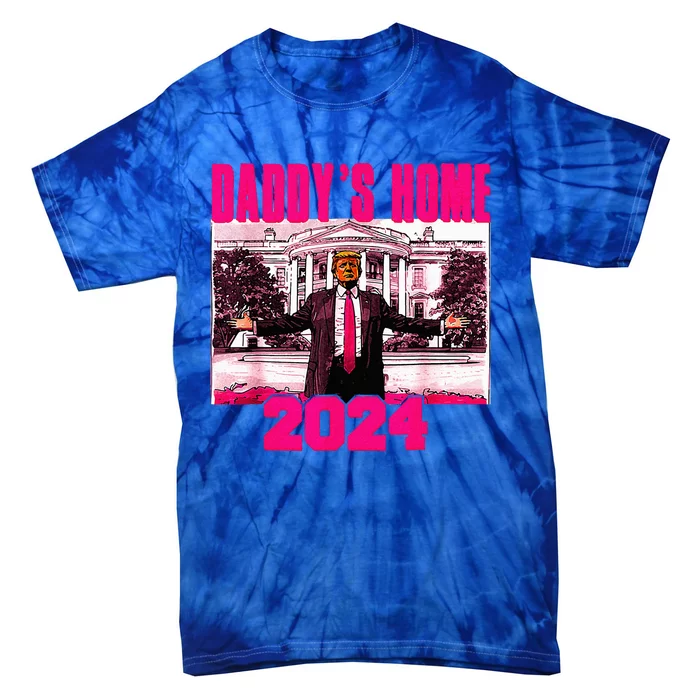 Daddy's Home Trump Pink 2024 Tie-Dye T-Shirt