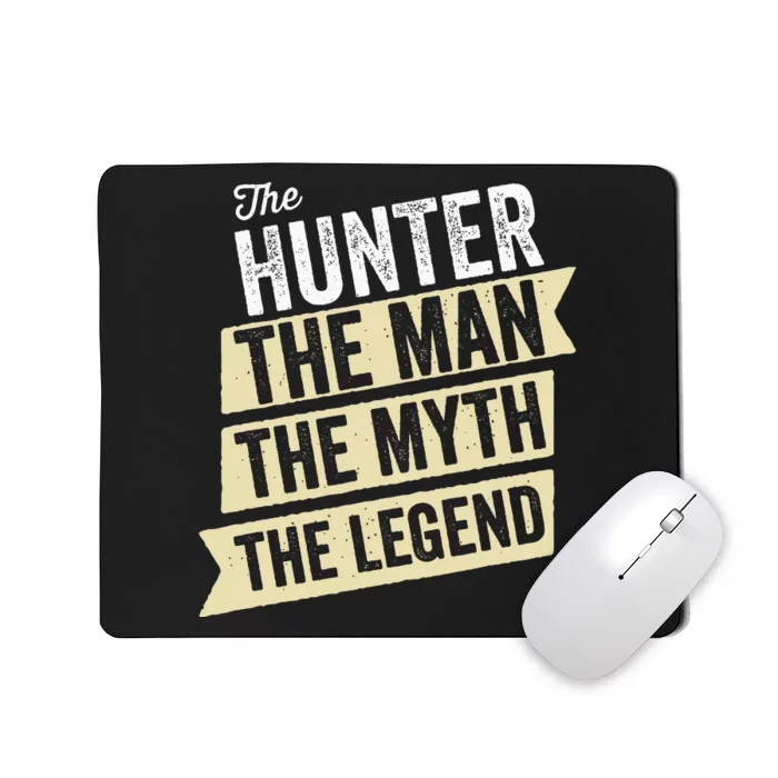 Deer Hunter The Man The Myth The Hunting Legend Hunter Gifts Mousepad