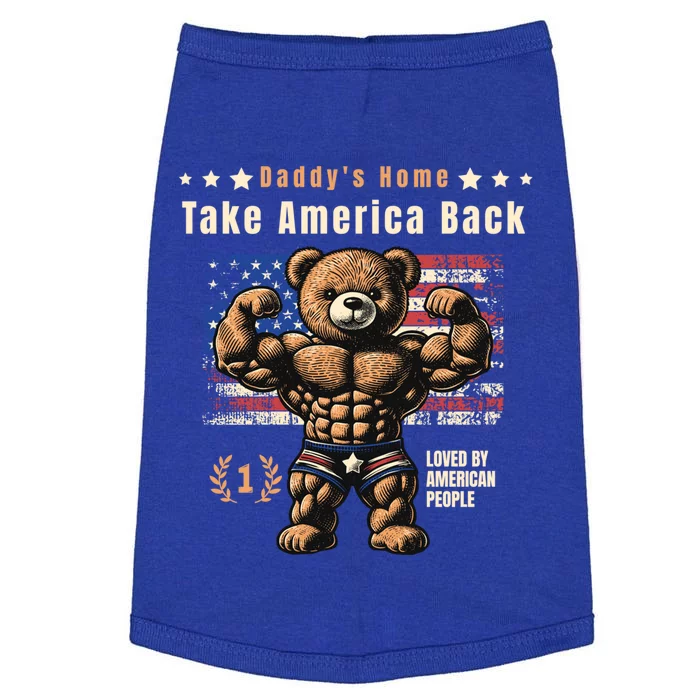 DaddyS Home Take America Back Gift Doggie Tank