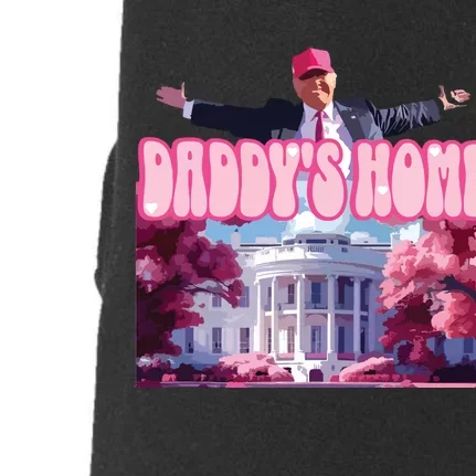 DaddyS Home Trump 2024  Republican Doggie 3-End Fleece Hoodie