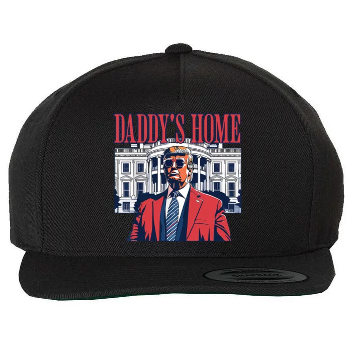 Daddys Home Trump Wool Snapback Cap