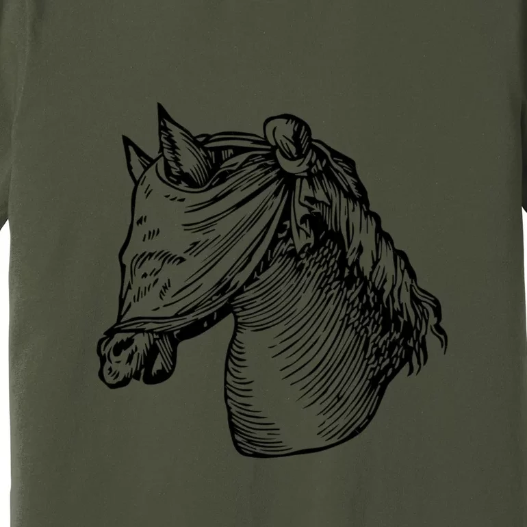 Devises HéRoïQues The Blinded Horse Premium T-Shirt